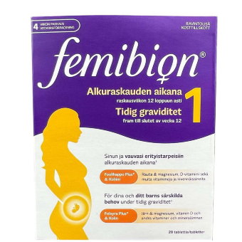 Мультивитамины для беременных Фемибион Femibion 1 для первого периода беременности 28 шт Мультивитамины для беременных Фемибион Femibion 1 для первого периода беременности 28 шт