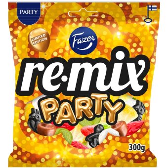 Жевательные конфеты ассорти Fazer Remix Party mix 300 гр Жевательные конфеты ассорти Fazer Remix Party mix 300 гр