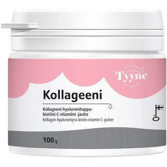 Финский коллаген с гиалуроновой кислотой, биотином, цинком и витамином С Tyyne Kollageeni порошок 100 гр Vitabalans Финский коллаген с гиалуроновой кислотой, биотином, цинком и витамином С Tyyne Kollageeni порошок 100 гр Vitabalans