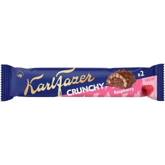 Шоколадный батончик с малиновым трифелем Karl Fazer Crunchy Vadelma 50 гр Шоколадный батончик с малиновым трифелем Karl Fazer Crunchy Vadelma 50 гр